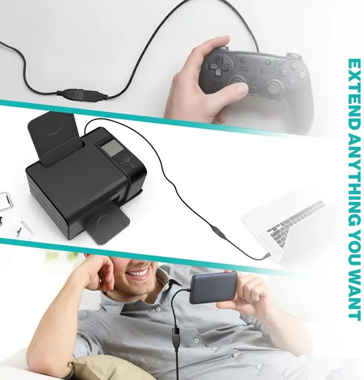 USB Extension Cable 6f Male to Female USB 2.0 Extender Cord