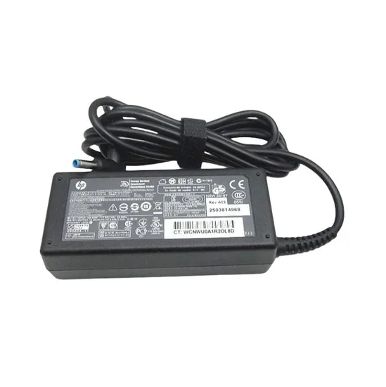Adap 65 Watt 4.5mm Barrel Connector Non-Power Factor Correcting 714657-001 Smart AC Power Adapter