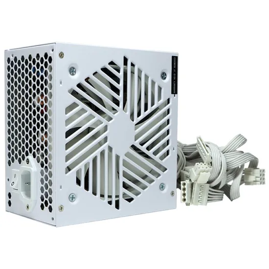 500W 80plus Bronze White Style ATX Power Supply for Desktop PC Gaming Computer