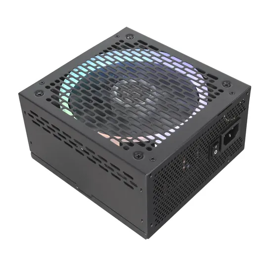 Full Modular Power Supply RGB Gaming PSU Power Supply 600W ATX Computer PSU