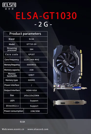 Elsa Nvidia Geforce Gtx 1030 Gddr5 VGA Card, Graphics Cards