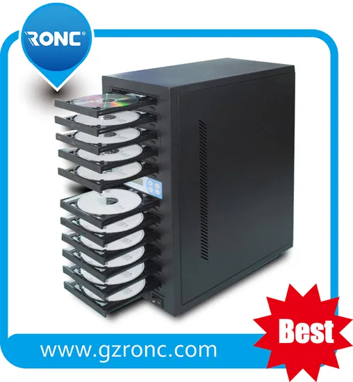 Blu Ray Duplicator Copy Machine with 11 Trays CD Duplicator