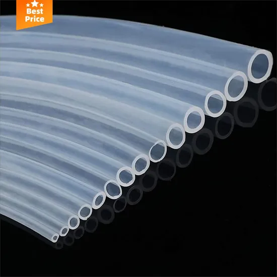 Custom High Quality Flexible Pure Silicone Hose Tube Elastic Rubber Tubing High Temperature Food Medical Grade Silicone Tubes