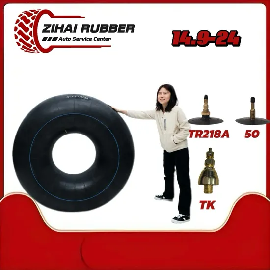 Farm Rubber Wheel Flap Tractor Factory Big 14.9/16.9-24 Valve Tr218A AG Agricultural TBR OTR off-The-Road Truck Bus Bias Tyre Natural Butyl Inner Tube