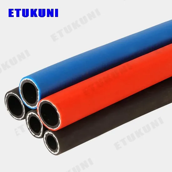 Manufacturer Supply Tensile Pressure-Resistant PVC NBR Rubber Three-Layer Two-Line Pneumatic and Hydraulic Pipe Tube for Gas Flushing Equipment