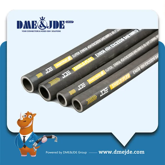 High Quality En856 4sh/4sp Wire Spiral High Pressure Hydraulic Hose