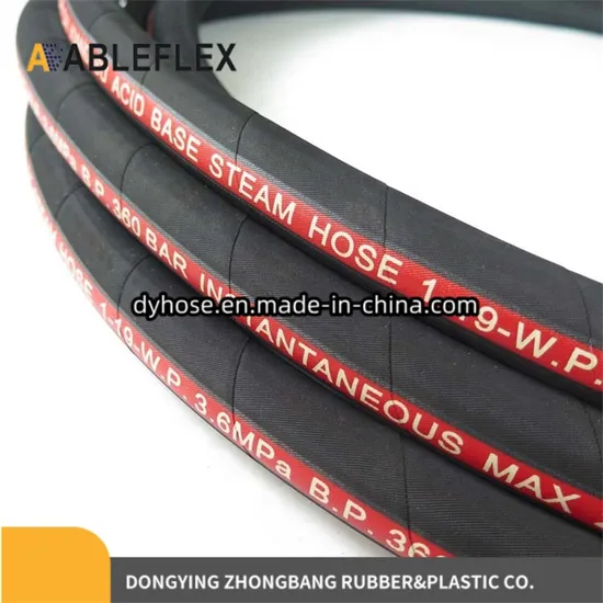 1/4′′-2′′ Hydraulic Rubber Hose of Rubber Hoses Like Silicone Tube High Pressure Steam Hose Enema