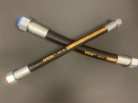 En853 1sn / SAE 100r1 at High Pressure Hydraulic Rubber Hose with Carbon Steel Crimping Fittings and Coupling