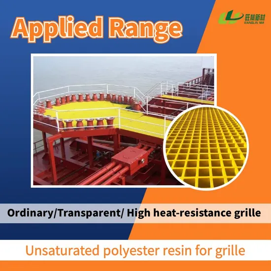 GRP Grille Usable Unsaturated Polyester Resin Manufacturer