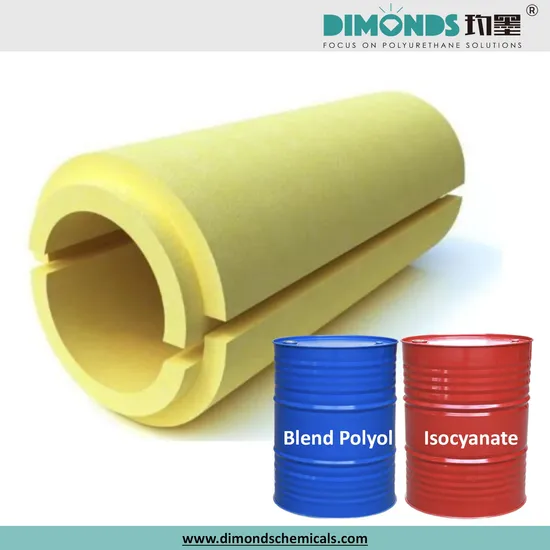 Two-Component Closed-Cell PU Foam Polyol & Isocyanate for Pipeline/Pipe Shell/Pipe Support