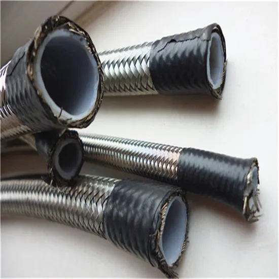 High Temperature PTFE Hose with Steel Wire Braided