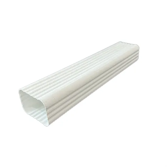 Roof Materials Good Quality 5.2 K-Style White/Black PVC Leader Pipe
