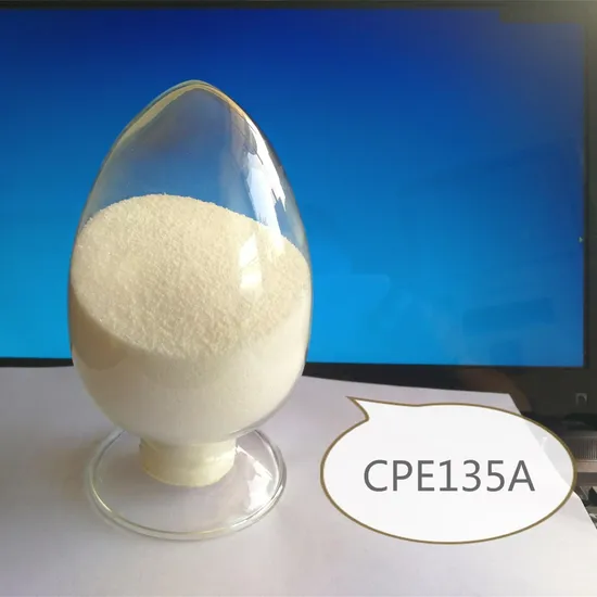 Chlorinated Polyethylene PVC Resin Impact Modifier CPE 135A/135b/135c/130A/130c Resin Powder