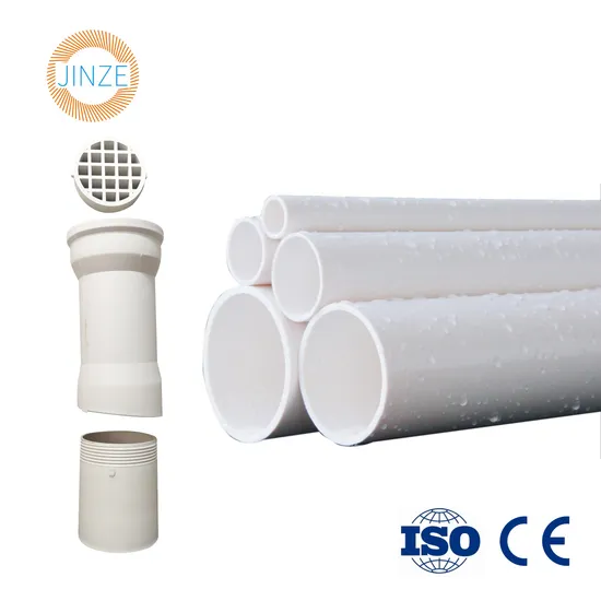 High-Speed Railway Drainage PVC Pipe - Durable White Design