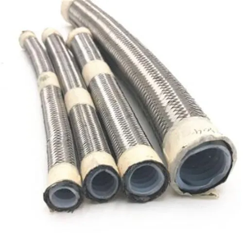Medical Flexible Reinforced Plastic Convoluted Corrugated PTFE Hose with Stainless Steel Wire Braid