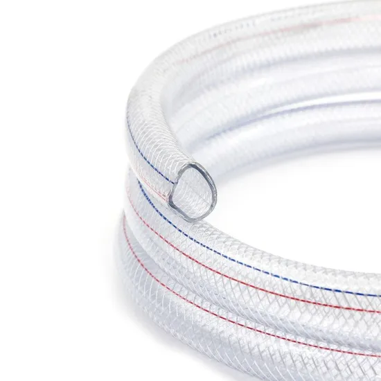 Clear Plastic Vinyl Tubing Fiber Braided Reinforced PVC Tube Pipe Hose Water Delivery Hose