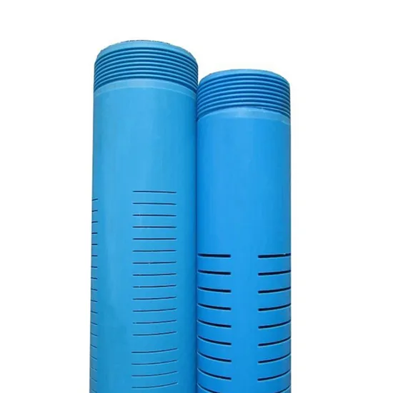 140mm 125mm 160mm Blue PVC Well Thread Casing and Screen Pipes