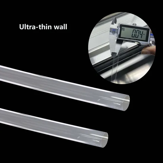 Ultra Thin Wall FEP PTFE PFA Tube
