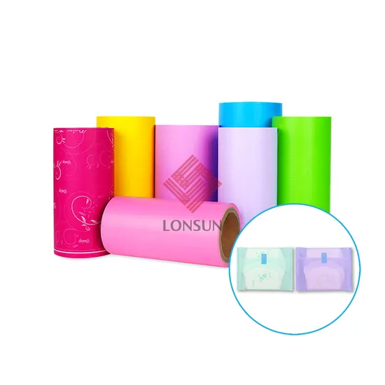 Women Sanitary Napkin Pad PE Film Panty Liner Individual Package Wrapping Cast Film Polyethylene Backsheet