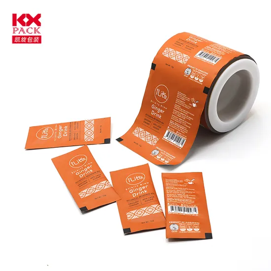 Food Sachet Packaging Film Plastic Film Laminated Film for Powder