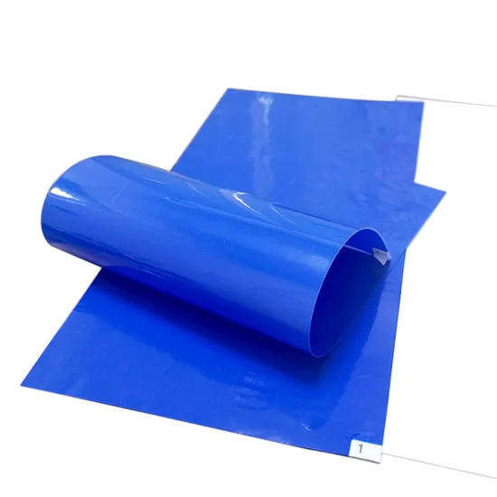 24X36cm Cleanroom Blue Disposable PE LDPE Sticky Table / Floor Mat