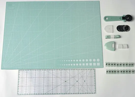 Tailor Set Sewing Tools Self-Healing Cutting Mat with Rotary Cutter Set