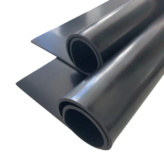 Custom High Quality NBR FKM Cr SBR EPDM Industrial Rubber Sheet Roll 1/3/6/8/10mm Smooth Skin Shiny Cr Neoprene Rubber Sheet