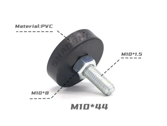 M10*44 Washing Machine PVC Rubber Adjustable Leveling Feet for Washer