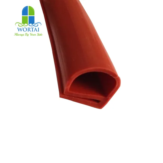 Food FDA Grade Heat Resistant E P Shaped Silicone Rubber Seal Strip Rubber Gasket for Baking Oven Door