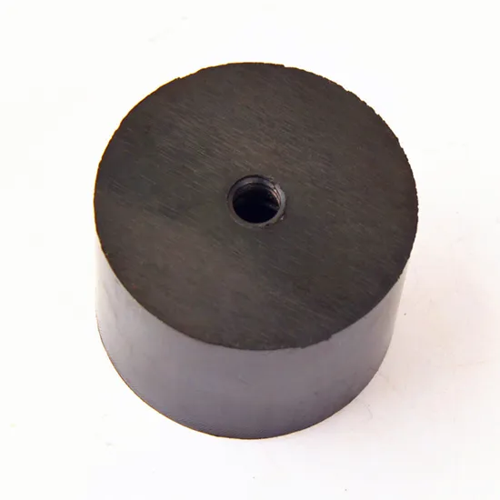 EPDM Cr Cp SBR NBR Silicone Black Rubber Block with Metal Insert