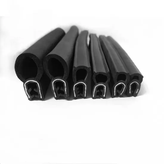 Auto Door Weatherstripping Profile Composite Rubber Seal Strip