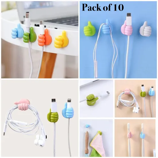 Thumb Silicone Hook, Multifuctional Clip Holder