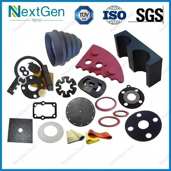 Kinds of NBR FKM EPDM HNBR Neoprene Silicone Auto Gaskets Valve Rubber Sealing Part