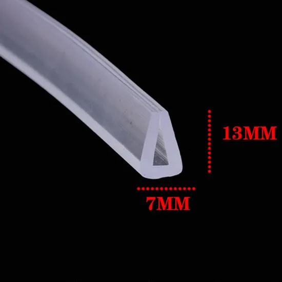 U Shape Solid Silicone Rubber Extrusion Profile