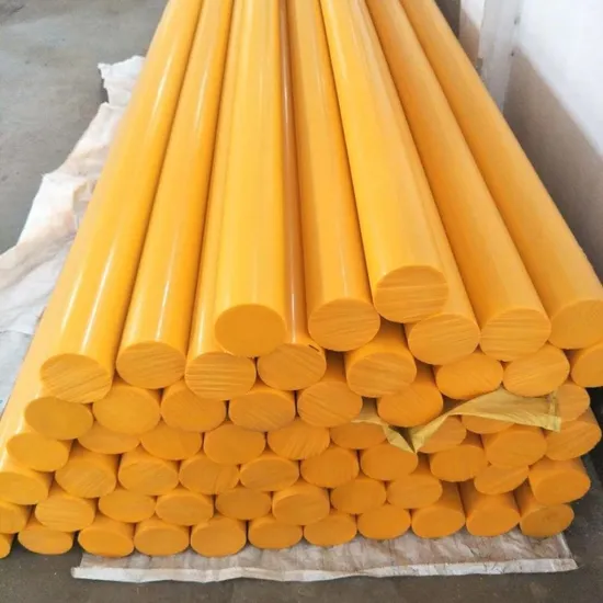 Superior Polyethylene PE 1000 Rod Plastic Yellow Unmb Pw/HDPE Rods
