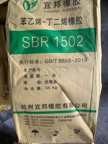 Yibang Factory Styrene Butadiene Rubber SBR 1502