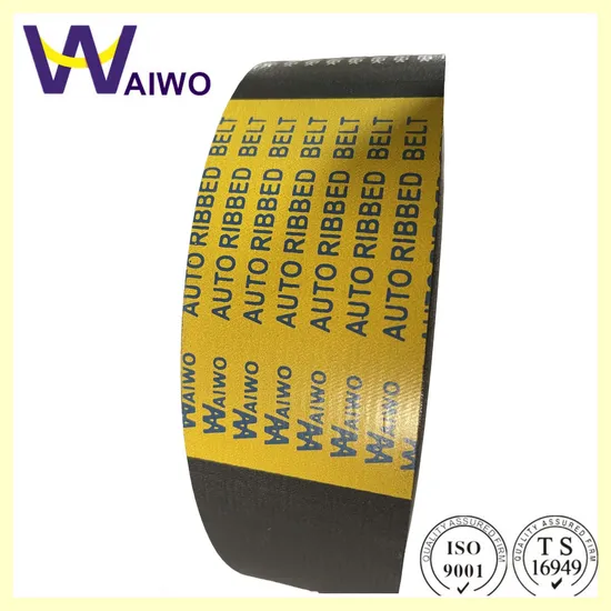 High Quality Popular Size Fan Belt Drive Belt Rubber Belt for Citroen Nissan Peugeot Volvo Cars 9658643680/30757007/1172000q1w