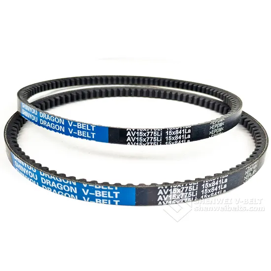 High Quality Raw Edged Cogged V Belt Rubber Avx/3V/5vautomotive Rubber