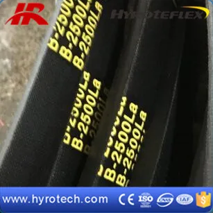 Cogged Wrapped Banded Timing Belt V Belt