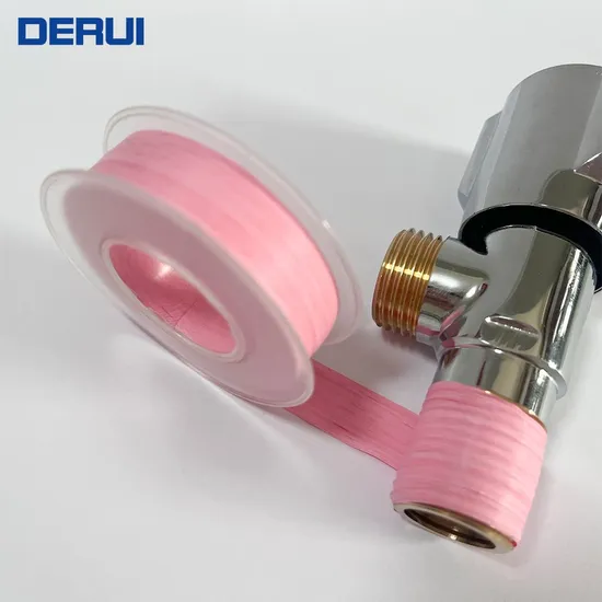 3.7 Mils Thickness Pink PTFE Plumbing Teflon Thread Seal Tapes for Water