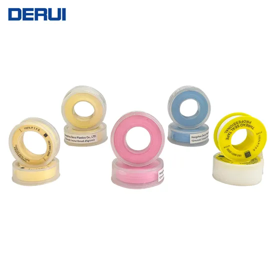 1/2 3/4 1 Inch PTFE Thread Seal Tape/Plumbing Plumers Tape for Leaks