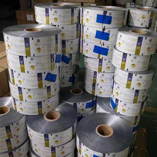 Plastic Roll Stock Custom Printing Snack Food Packaging Laminate Packaging Film Plastic Roll Film