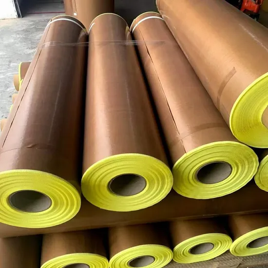 Waterproof Non Stick PTFE Coated Fiberglass Fabric Self Adhesive Tape