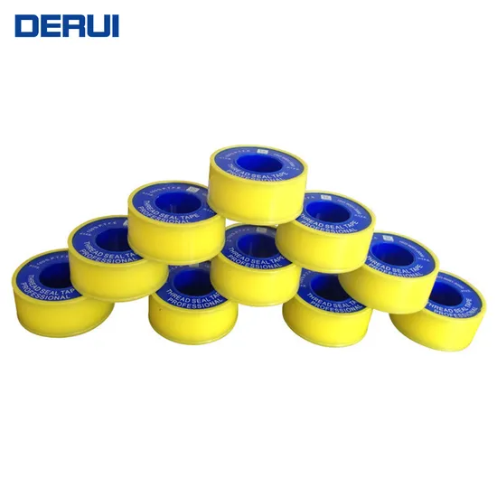 Sizes Customized PTFE Thread Seal Plumbing Tapes for Pipe Fittings