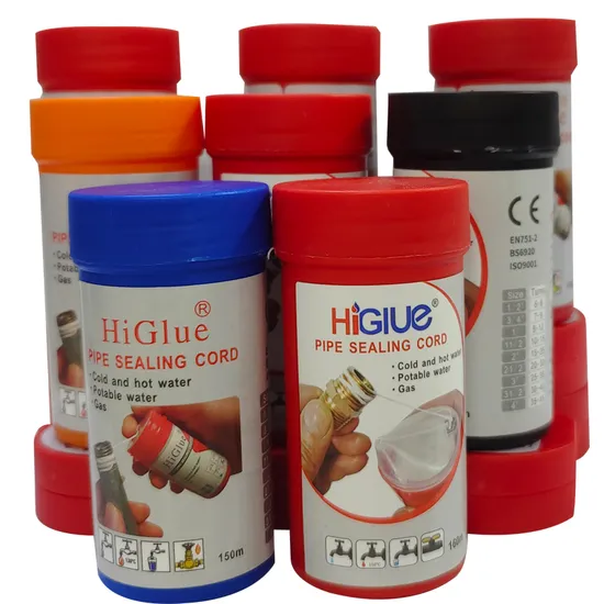 Higlue 55 160m PTFE Thread Sealing Cord Plumbing Pipe Sealant for Pipe Seal Easy to Assembly and Disassembly