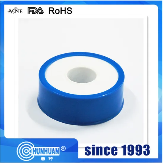 Natural White Virgin PTFE Thread Expanded Seal Tape for Steam Pipeline