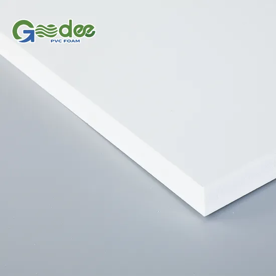 White High Density PVC Board Cast Plastic Sheet Waterproof Matte Wall Panel