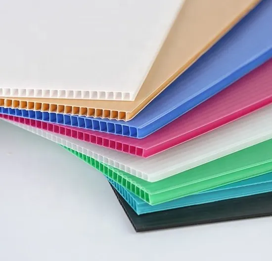 2-12mm Waterproof Calcium-Plastic Plastic PP Hollow Board Corrugated Sheet for Tree Guard Outdoor Lawn Yard Signs
