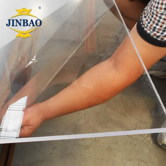 Jinbao Manufacturer Solid Surface 4mm 4*8 4*6FT PMMA Frosted 2mm Decorative Board Cast Plastic Plexiglass Custom Clear 3mm 5mm High Transparent Acrylic Sheet
