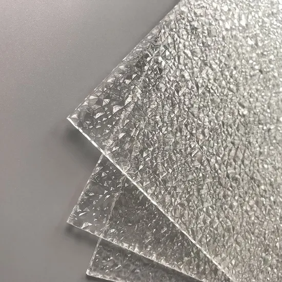 High Quality Lighting Panel Acrylic Cracked Ice Texture Acrylic
